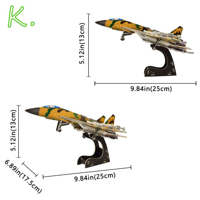 PIPEROID Jet Jonathan - Japanese 3D Paper Puzzle DIY Oman