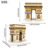 2021 new arrivals world famous building 3d paper model toy cardboard