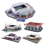 European Cup Football Field 3D Cardboard Modelling