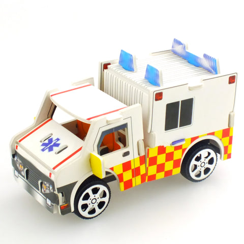 3d Paper Model Toy Cardboard Puzzle Truck