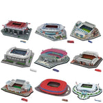 European Cup Football Field 3D Cardboard Modelling