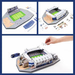 European Cup Football Field 3D Cardboard Modelling