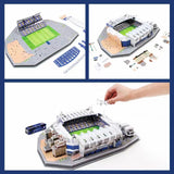 European Cup Football Field 3D Cardboard Modelling