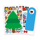 Cardboard 1 Set Convenient Beautiful Festive Touch Sticker Door Sign Portable Sticker Door Sign Durable for Gifts